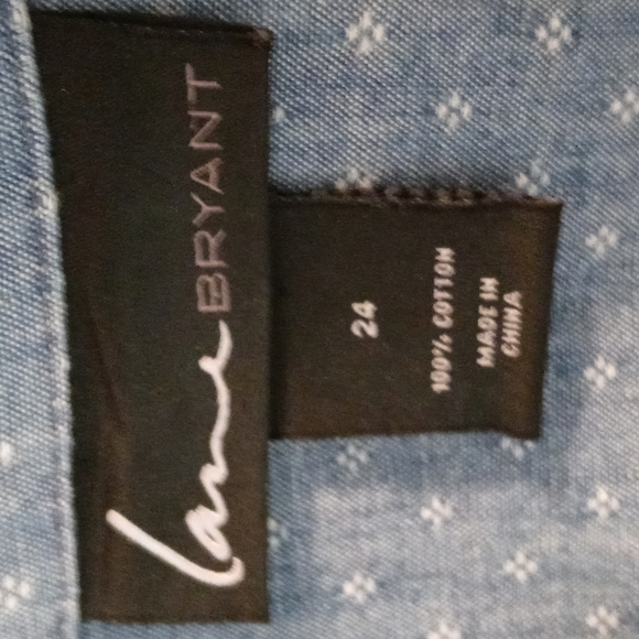 Lane Bryant Denim Shirt - Picture 5 of 6